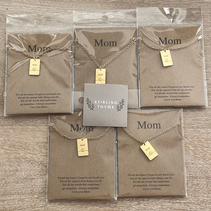 Mothers Day Necklace - Tarnich free - Renee Lane Company