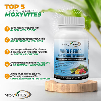 Methylated Multivitamin for Men with 44 Whole Foods