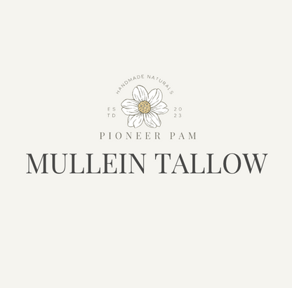 Mullein Tallow: Skin Salve + Chest Rub - Renee Lane Company