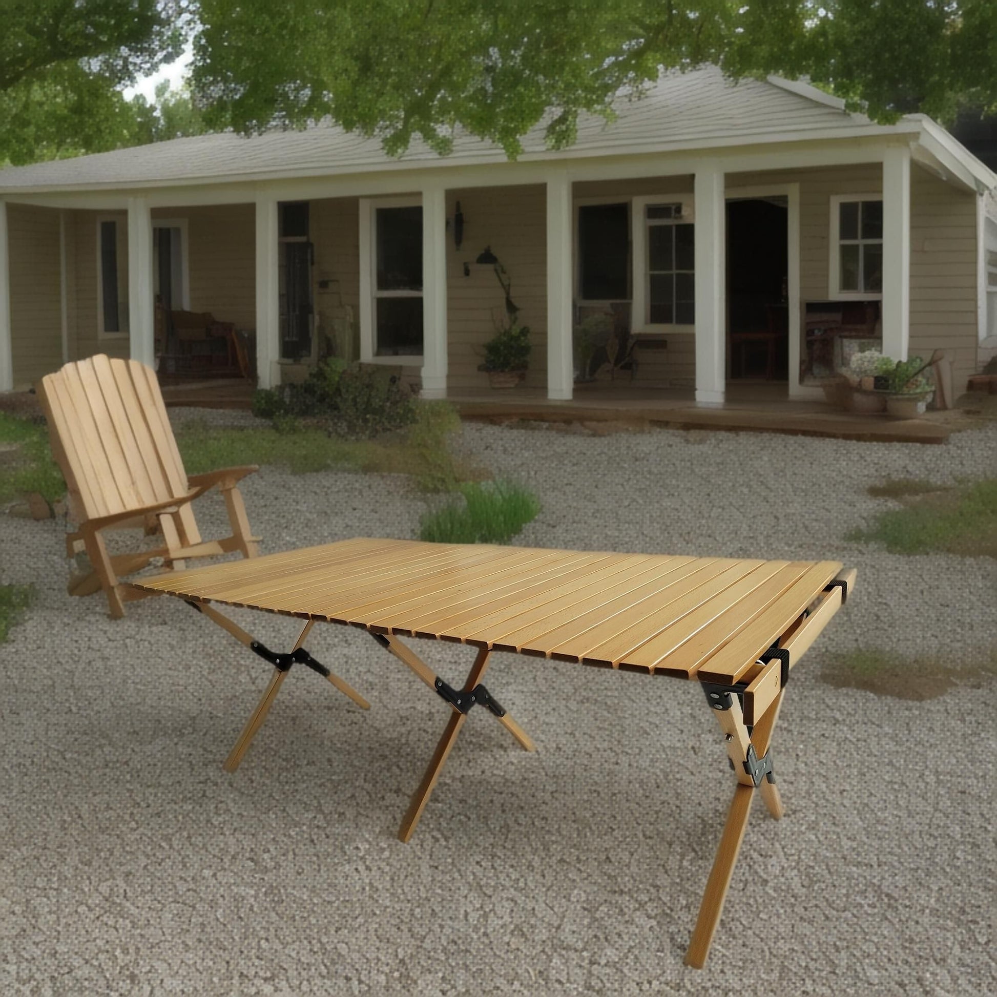 Multi-Function Foldable and Portable  , Indoor and outdoor universal ,Natural - Renee Lane Company