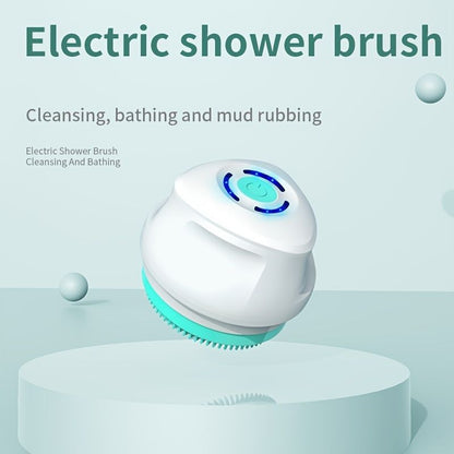 Multifunctional Electric Bath Brush with Long Handle for Exfoliating and Cleansing - Perfect for Mud Rubbing and Showering - Renee Lane Company