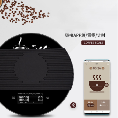 Multifunctional coffee electronic scale. LED 53x22.5mm Electronic balance scale Kitchen baking scale quantity coffee timing scale - Renee Lane Company