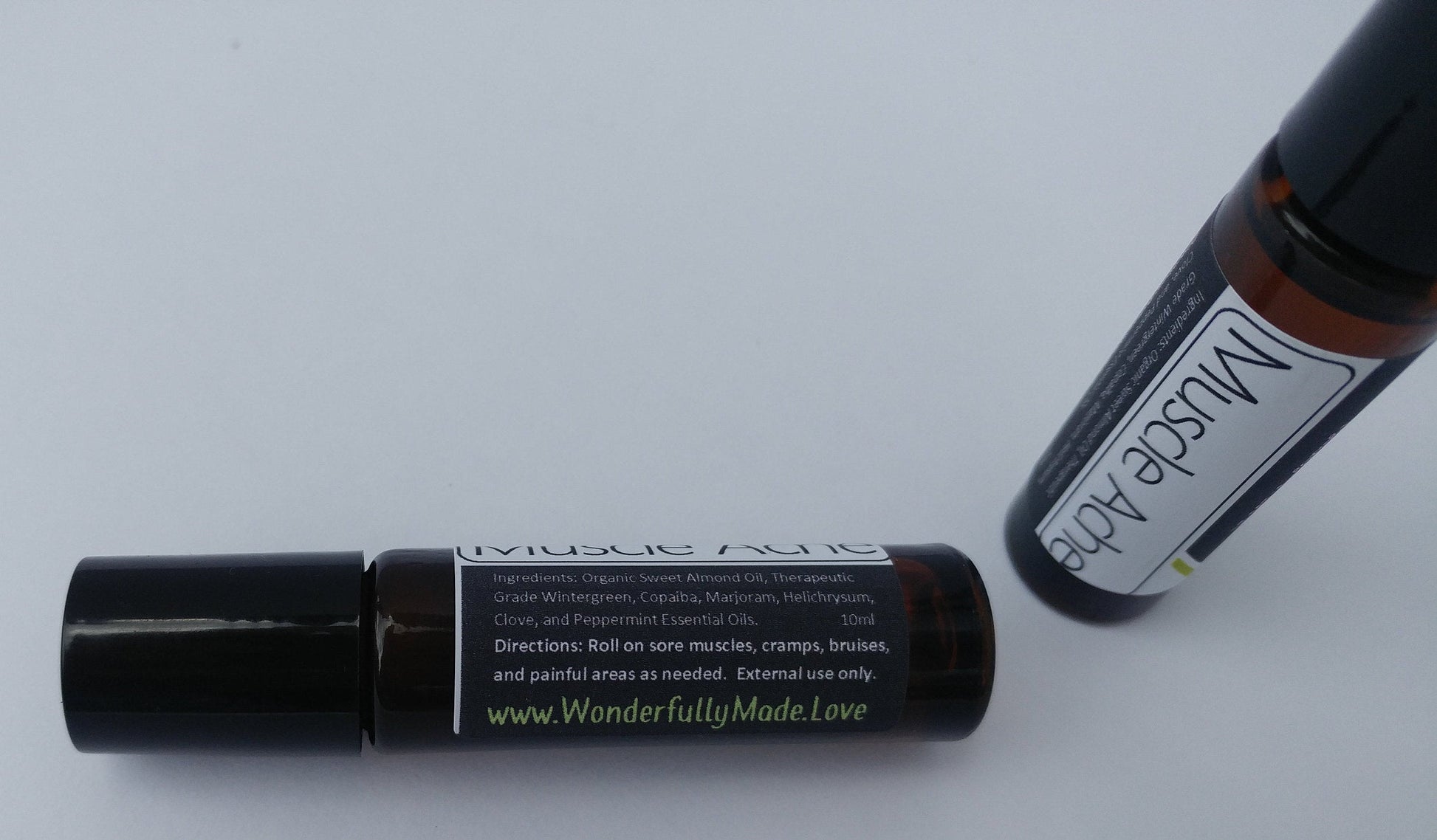 Muscle Ache Roll On | Natural Pain Relief | Essential Oil Muscle Massage | Sore Muscle Roller | After Workout Recovery | Muscle Pain Relief - Renee Lane Company