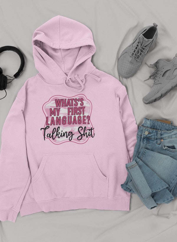 My First Language Hoodie - Renee Lane Company