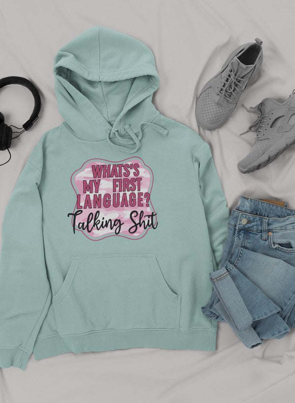 My First Language Hoodie - Renee Lane Company