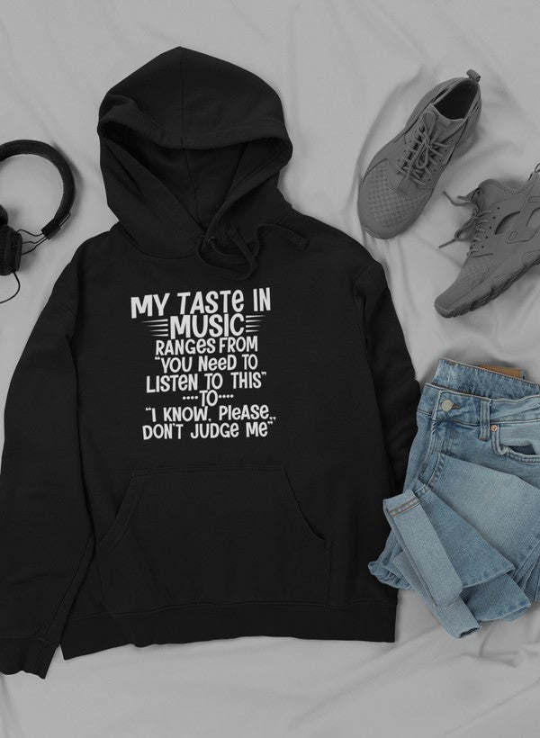 My Taste In Music Hoodie - Renee Lane Company
