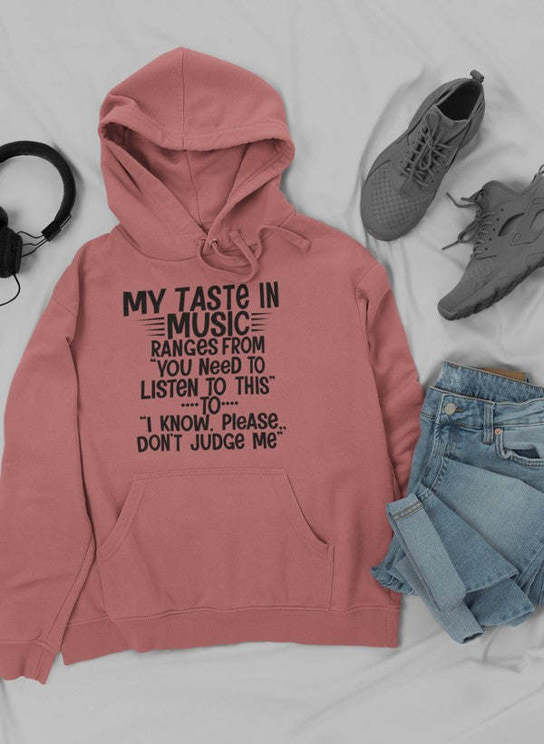 My Taste In Music Hoodie - Renee Lane Company