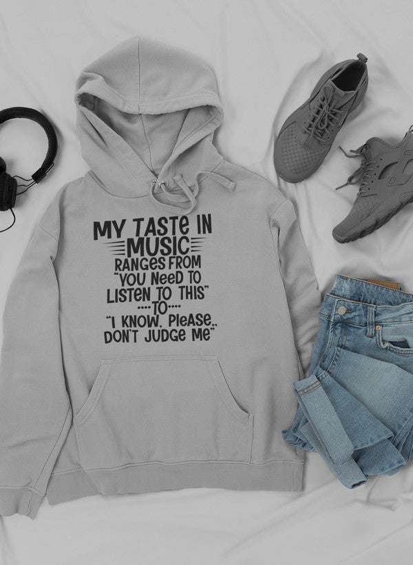 My Taste In Music Hoodie - Renee Lane Company