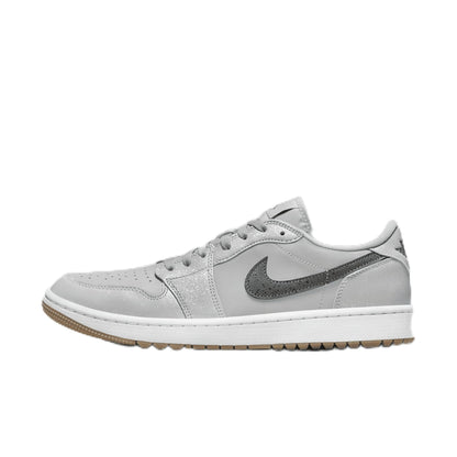 NIKE Air Jordan 1 Low G Golf Shoes (DD9315-006 Wolf Grey/White/Gum Medium Brown/Iron Grey) Size 6.5 - Renee Lane Company