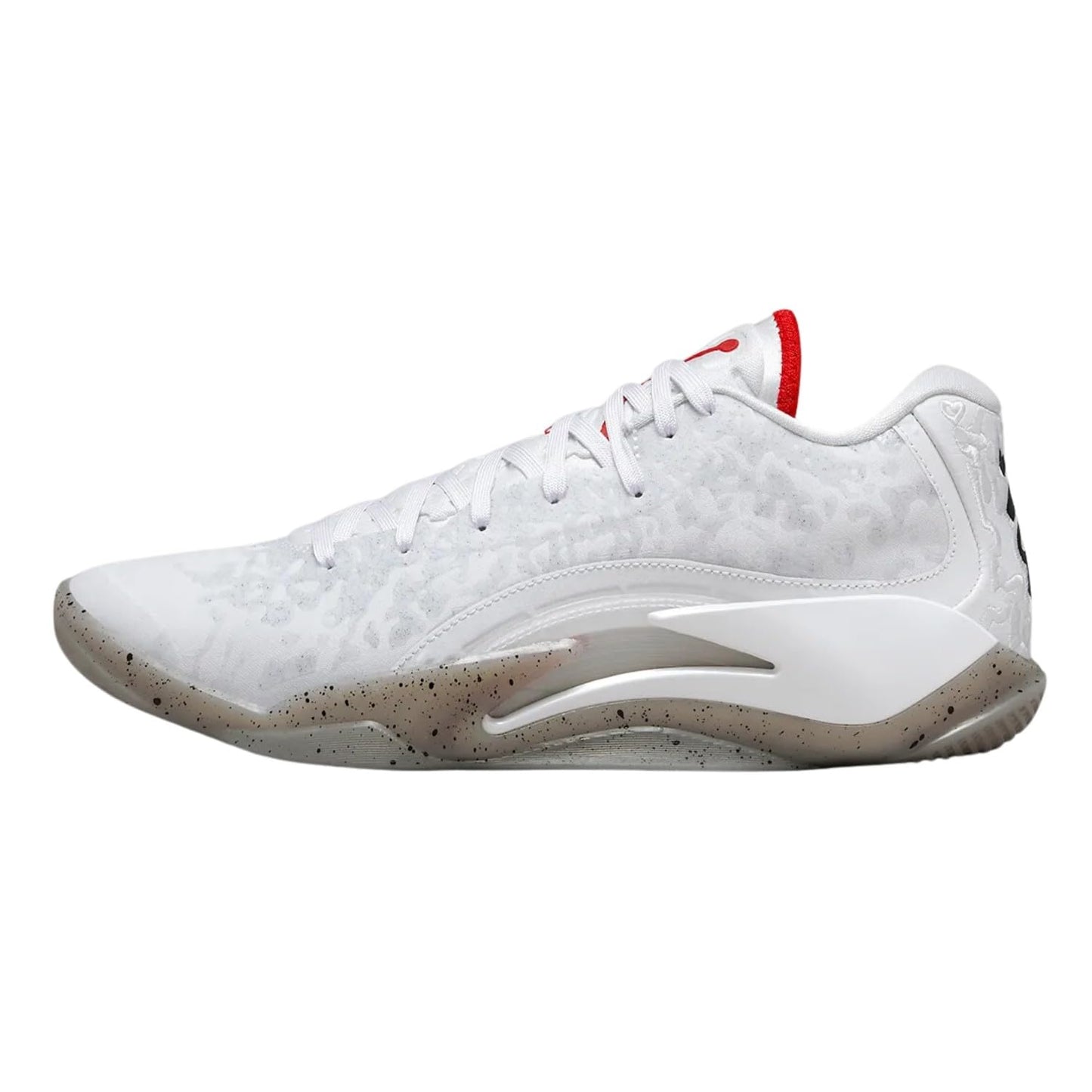 NIKE Jordan Zion 3 Mens Shoes (DR0675-106 White/University RED/Cement Grey) Size 8 - Renee Lane Company