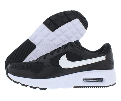 NIKE Mens Modern Black White Black Black 12 - Renee Lane Company