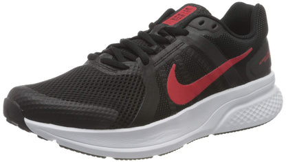 NIKE Mens Run Swift 2 Shoe Black Univ Red White 10 - Renee Lane Company