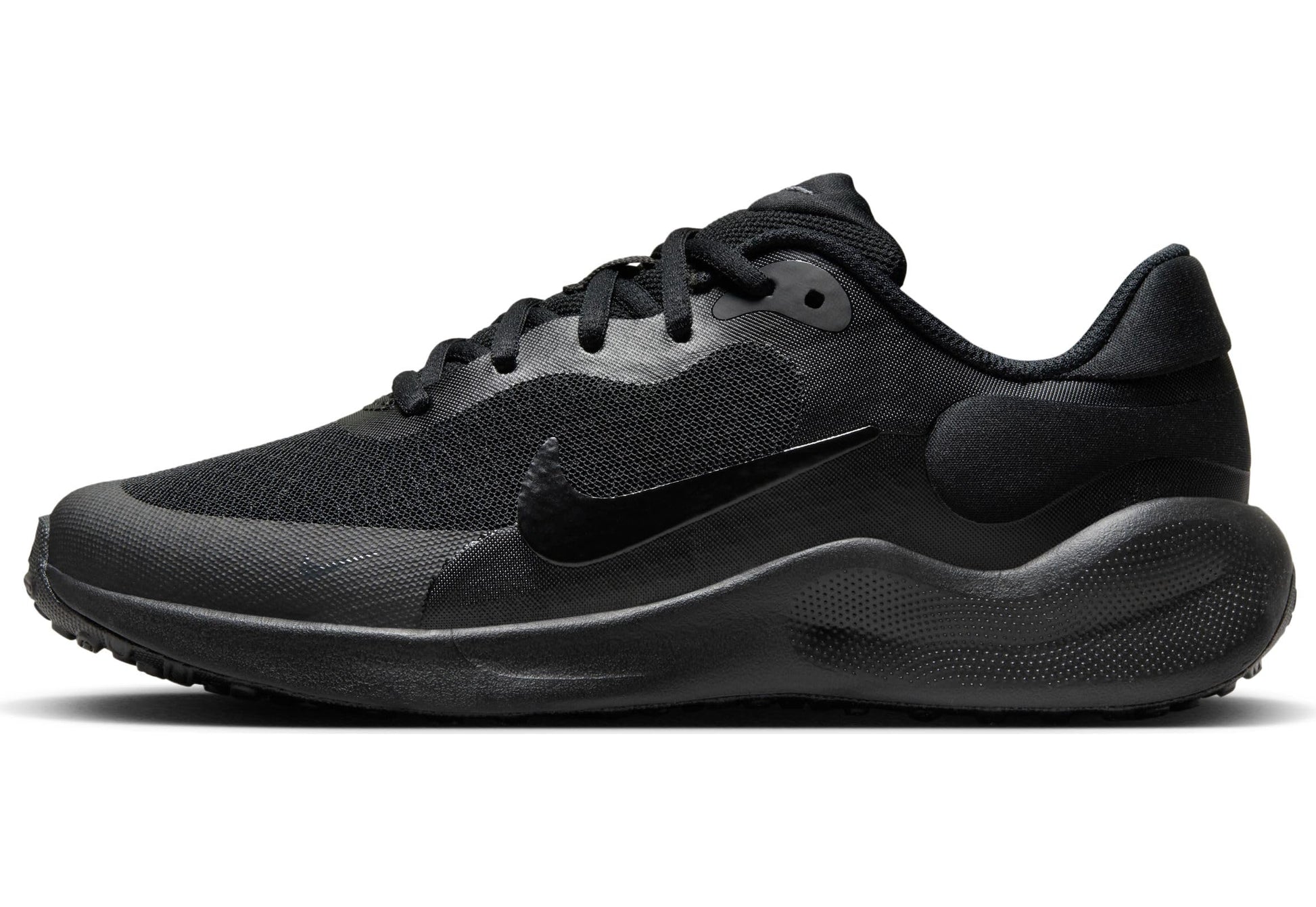 NIKE Revolution 7 Boys FB7689-001 (Black/Anthracite) Size 1.5 - Renee Lane Company