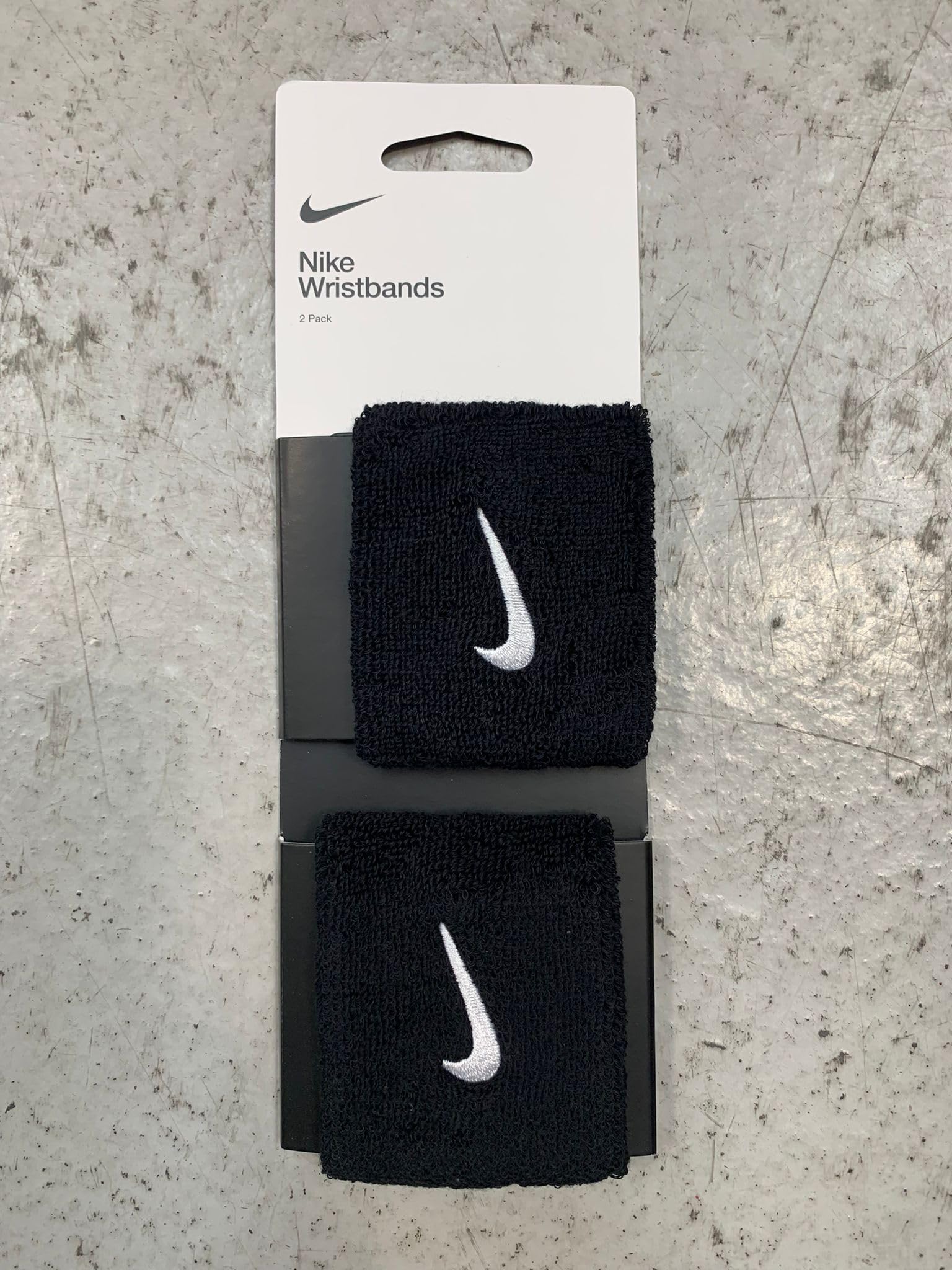 NIKE Swoosh Black Wristbands - Renee Lane Company