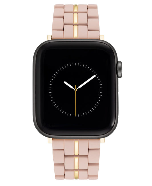 NINE WEST Fashion Rubberized Bracelet for Apple Watch Secure Adjustable Apple Watch Band Replacement Fits Most Wrists - Renee Lane Company