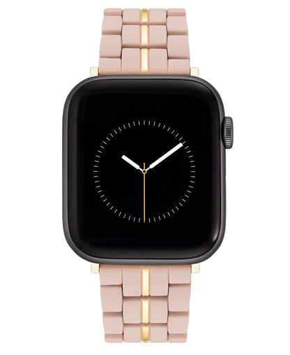NINE WEST Fashion Rubberized Bracelet for Apple Watch Secure Adjustable Apple Watch Band Replacement Fits Most Wrists - Renee Lane Company