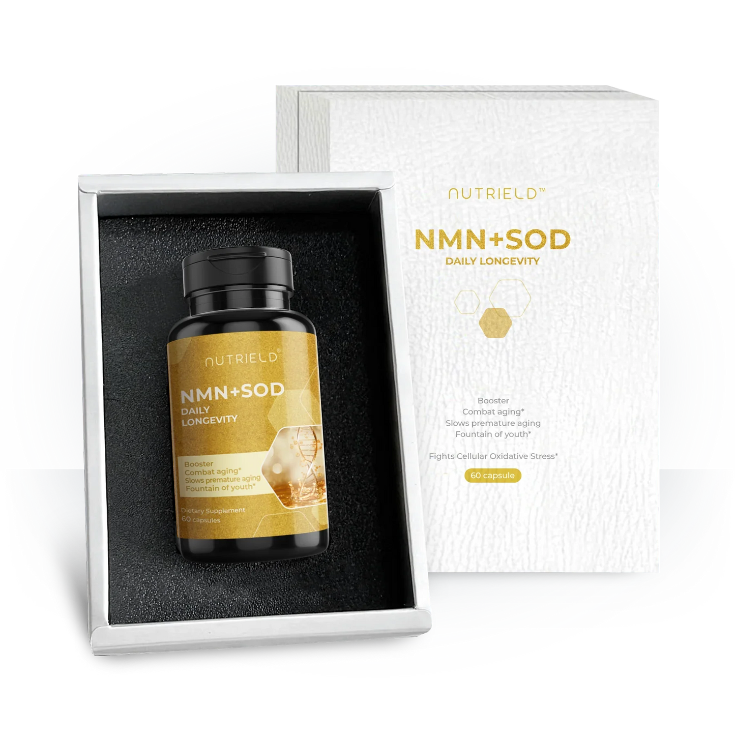 nuTRIELD 3-in-1 NMN and SOD Supplement