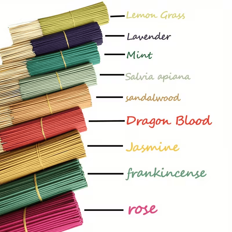 Natural Bamboo Incense Sticks - Premium Scents for Relaxation & Home Ambiance - Renee Lane Company