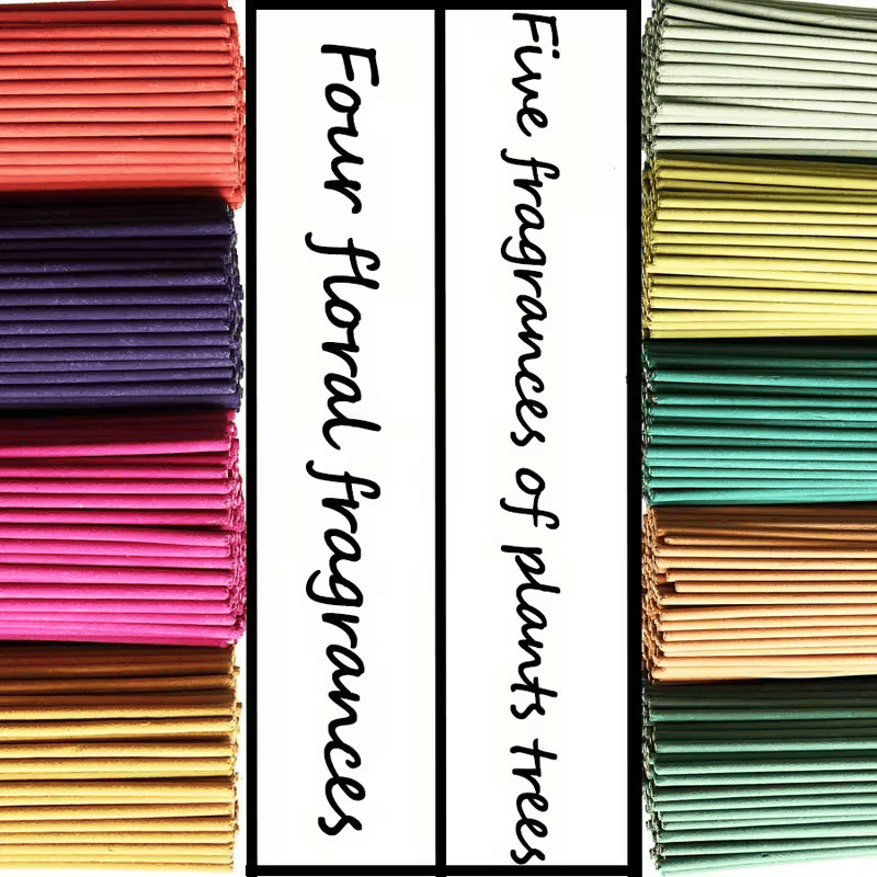 Natural Bamboo Incense Sticks - Premium Scents for Relaxation & Home Ambiance - Renee Lane Company
