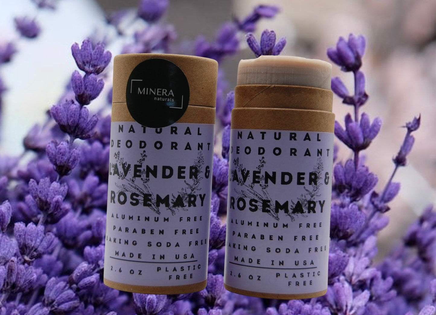 Natural Deodorant - Lavender & Rosemary - Renee Lane Company