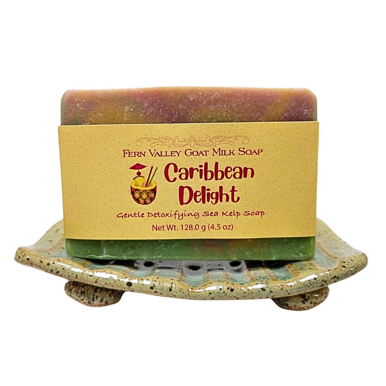 Natural Goat Milk Soap | Caribbean Delight Detoxifying Sea Kelp Scrub - Renee Lane Company