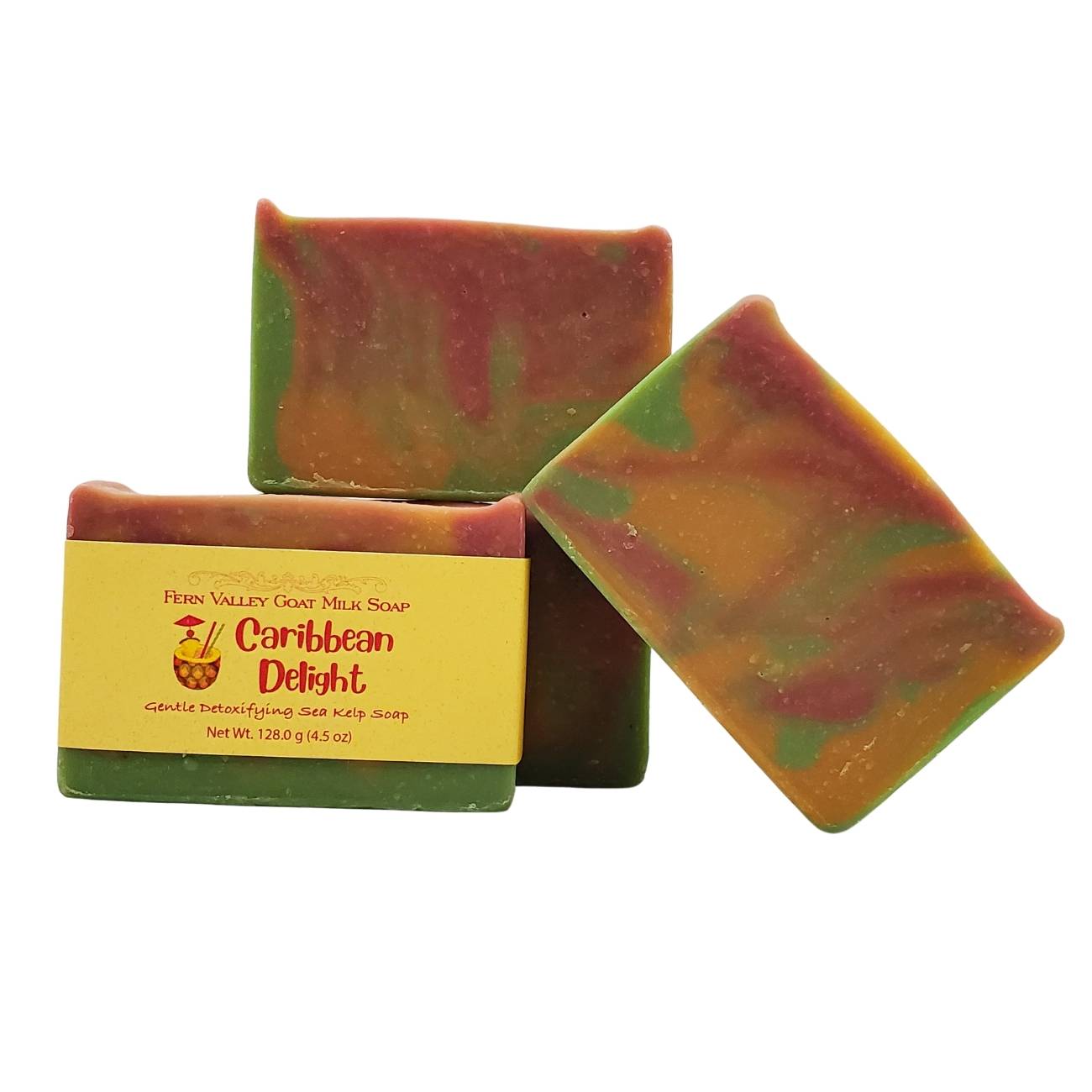 Natural Goat Milk Soap | Caribbean Delight Detoxifying Sea Kelp Scrub - Renee Lane Company