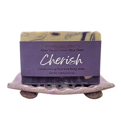 Natural Goat Milk Soap | Cherish - Delightful Sheer Floral Scent - Renee Lane Company