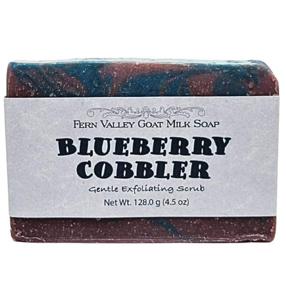 Natural Goat Milk Soap | Exfoliating Scrub | Blueberry Cobbler - Renee Lane Company