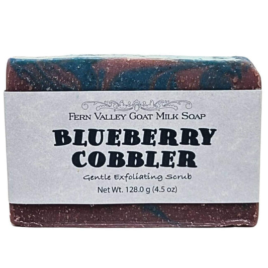 Natural Goat Milk Soap | Exfoliating Scrub | Blueberry Cobbler - Renee Lane Company