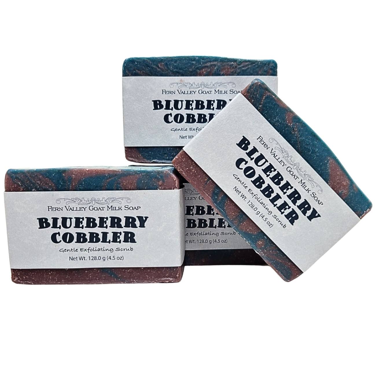 Natural Goat Milk Soap | Exfoliating Scrub | Blueberry Cobbler - Renee Lane Company