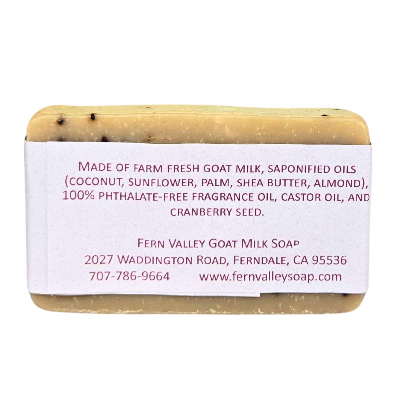 Natural Goat Milk Soap | Exfoliating Scrub | Cranberry Pomegranate - Renee Lane Company