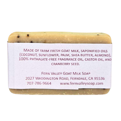 Natural Goat Milk Soap | Exfoliating Scrub | Cranberry Pomegranate - Renee Lane Company