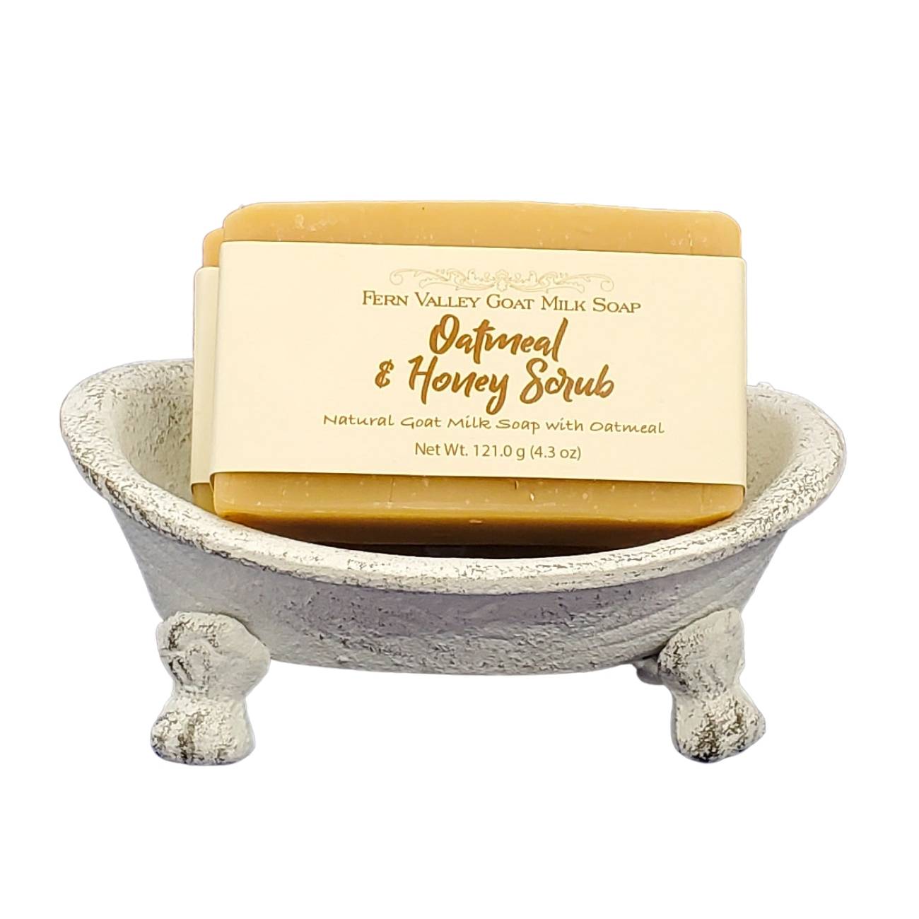 Natural Goat Milk Soap | Exfoliating Scrub | Oatmeal & Honey - Renee Lane Company