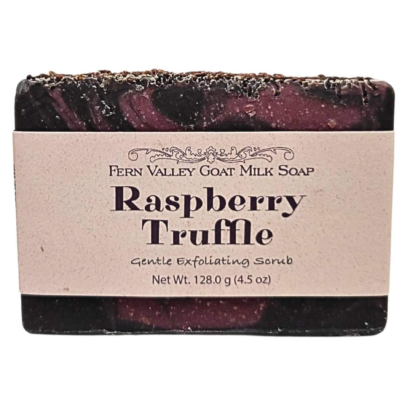 Natural Goat Milk Soap | Exfoliating Scrub | Raspberry Truffle - Renee Lane Company