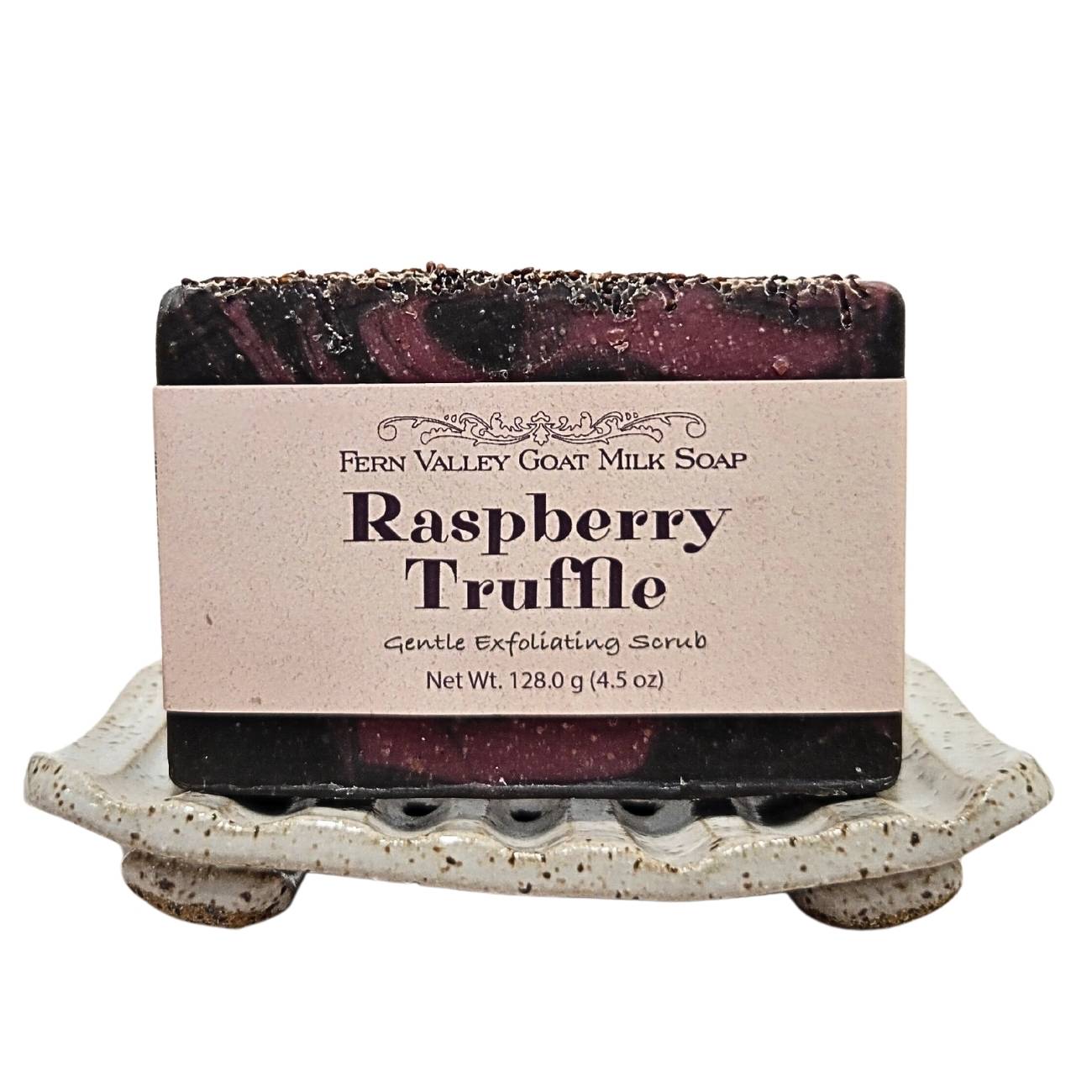Natural Goat Milk Soap | Exfoliating Scrub | Raspberry Truffle - Renee Lane Company