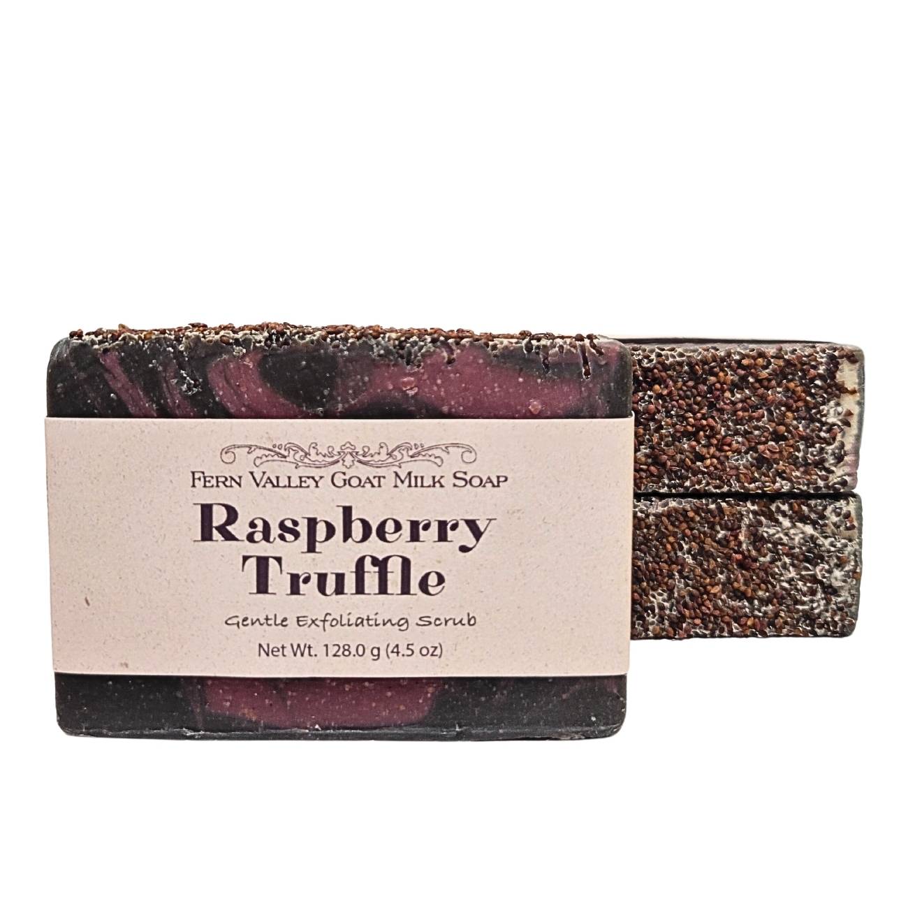 Natural Goat Milk Soap | Exfoliating Scrub | Raspberry Truffle - Renee Lane Company