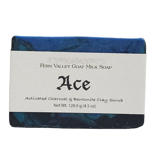 Natural Goat Milk Soap | Exfoliating Soap | Ace - Soap for Men - Renee Lane Company
