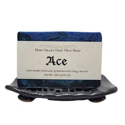 Natural Goat Milk Soap | Exfoliating Soap | Ace - Soap for Men - Renee Lane Company