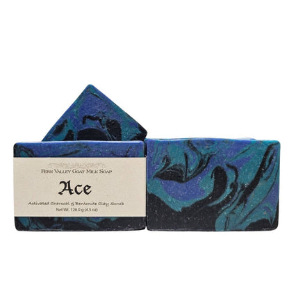 Natural Goat Milk Soap | Exfoliating Soap | Ace - Soap for Men - Renee Lane Company