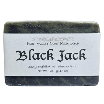 Natural Goat Milk Soap | Sexy Exfoliating  Scrub For Men | Black Jack - Renee Lane Company