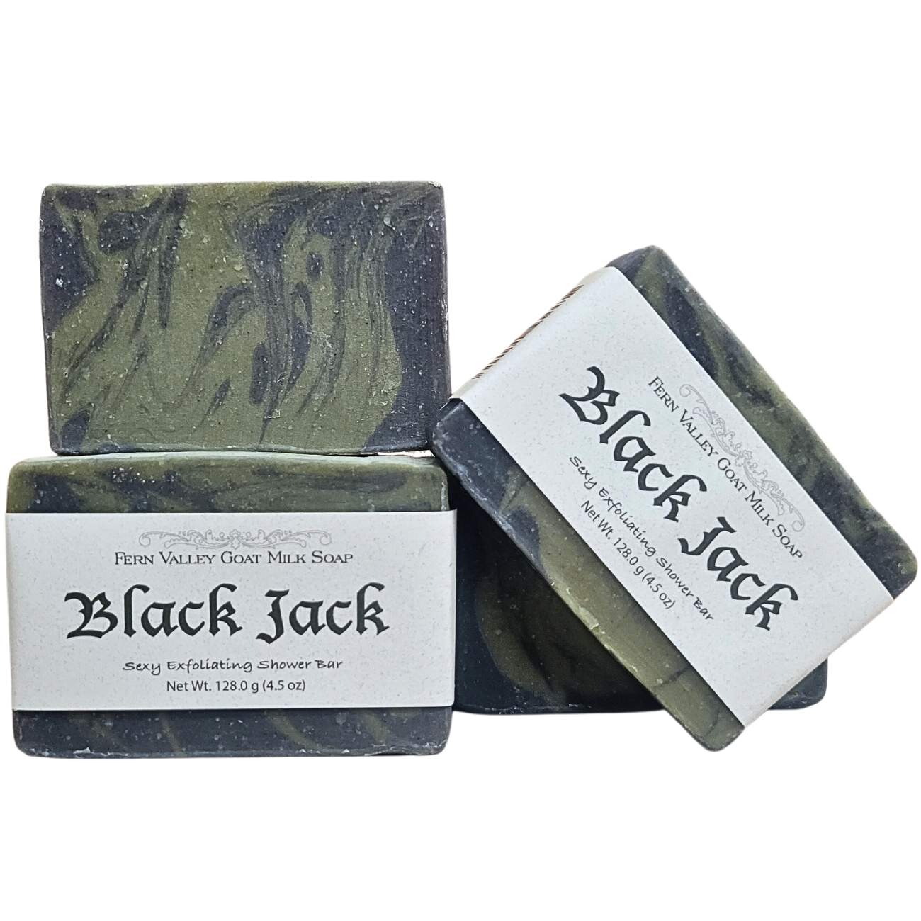 Natural Goat Milk Soap | Sexy Exfoliating  Scrub For Men | Black Jack - Renee Lane Company
