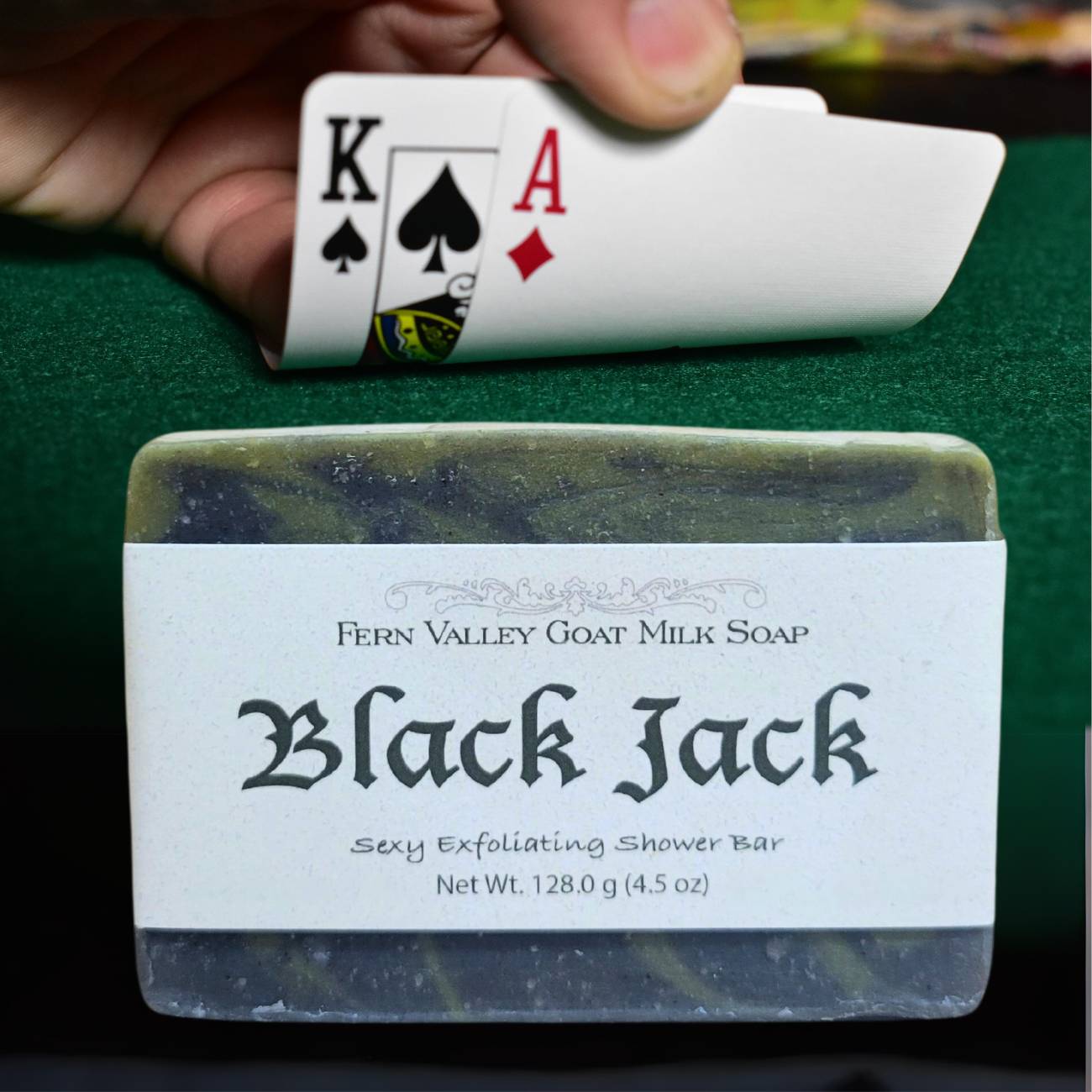 Natural Goat Milk Soap | Sexy Exfoliating  Scrub For Men | Black Jack - Renee Lane Company