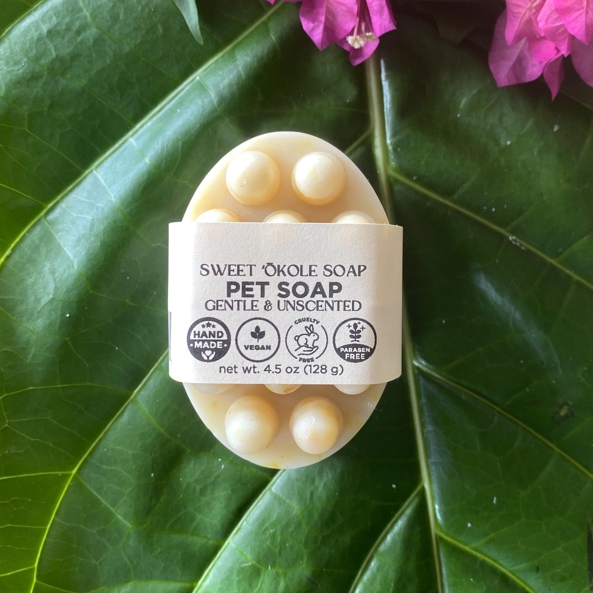 Natural Pet Shampoo, Sensitive Skin Dog & Cat Soap, Gentle Unscented Pet Wash - Renee Lane Company