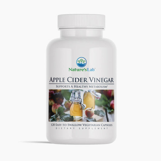 Nature's Lab Apple Cider Vinegar with Chromium - 120 Capsules - Renee Lane Company
