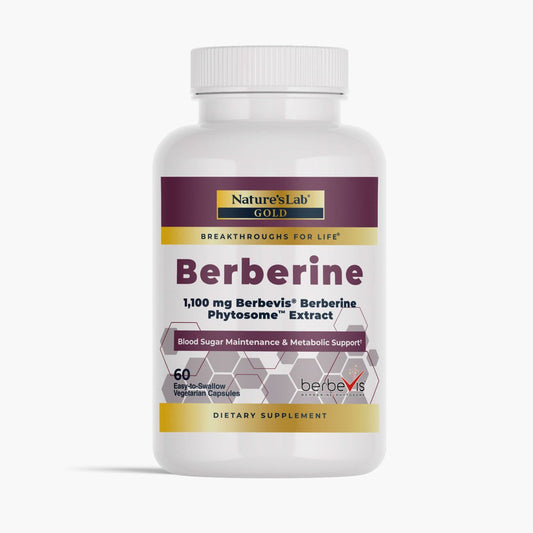 Nature's Lab Gold Berbevis® Berberine Phytosome™ Extract - 60 Capsules - Renee Lane Company