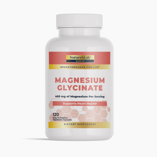 Nature's Lab Gold Magnesium Glycinate - 120 Capsules - Renee Lane Company