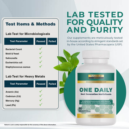 Nature's Lab Gold One Daily Multivitamin - Renee Lane Company