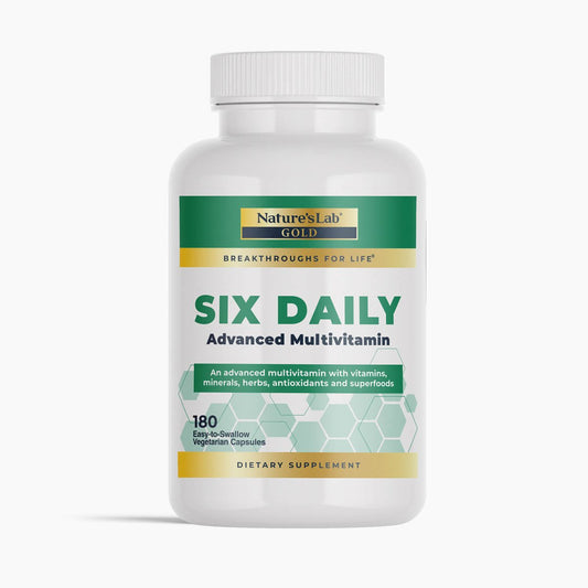 Nature's Lab Gold Six Daily Advanced Multivitamin - 180 Capsules - Renee Lane Company