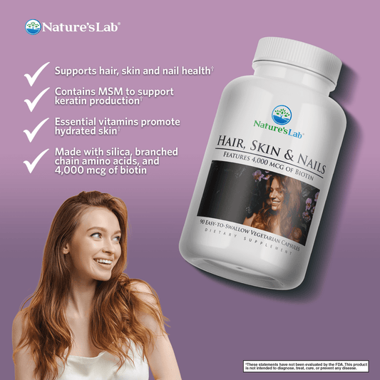 Nature's Lab Hair, Skin and Nails - 90 Capsules - Renee Lane Company