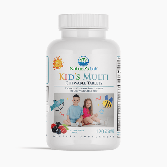 Nature's Lab Kid's Multivitamin - 120 Chewable Tablets - Renee Lane Company
